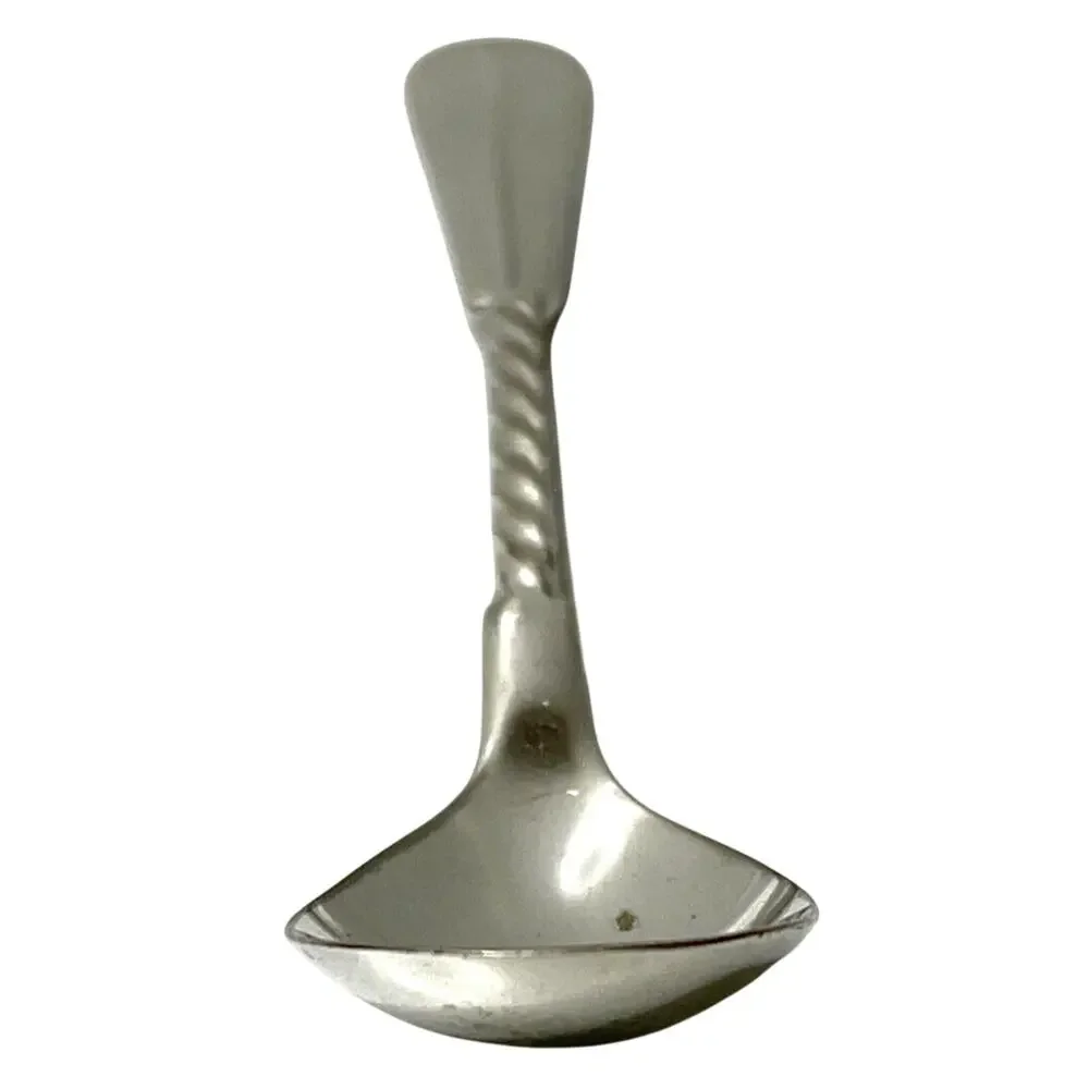 Vintage US Silver Co. Classic 4.2'' in Twist Demitasse Souvenir Coffee Spoon